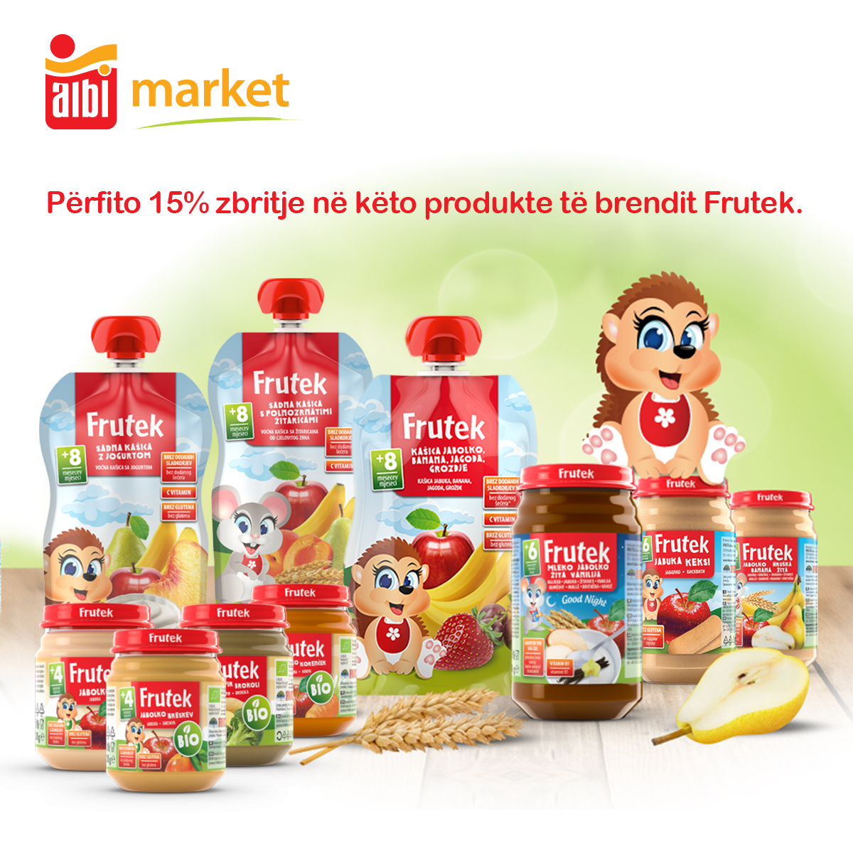 Tani në të gjitha Marketet Albi mund t i gjeni keto produkte Frutek me 15  zbritje